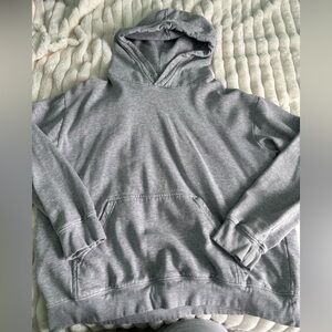 grey hoodie